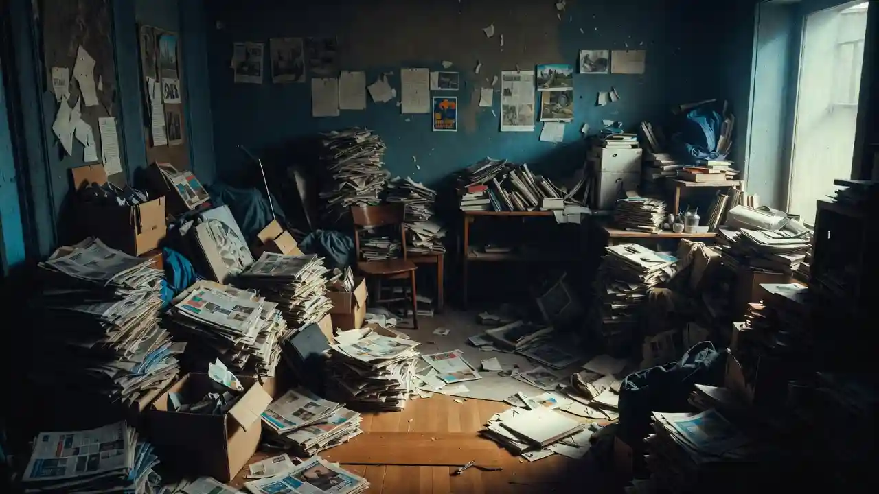 Préparer un débarras dans un logement très encombré (Diogène léger, accumulation, années d’objets)