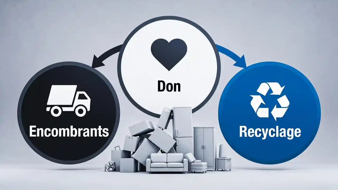 Que faire de ses encombrants : collecte, don, recyclage ?