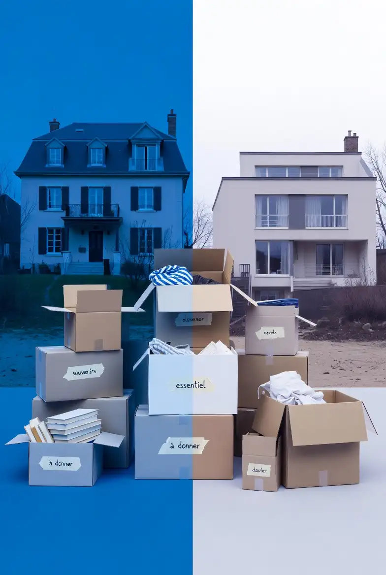 Ancien et nouveau logement, réduire sa surface