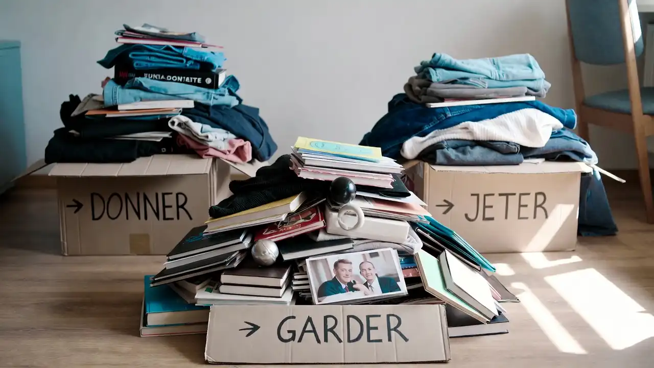 Donner, garder : tri avant déménagement