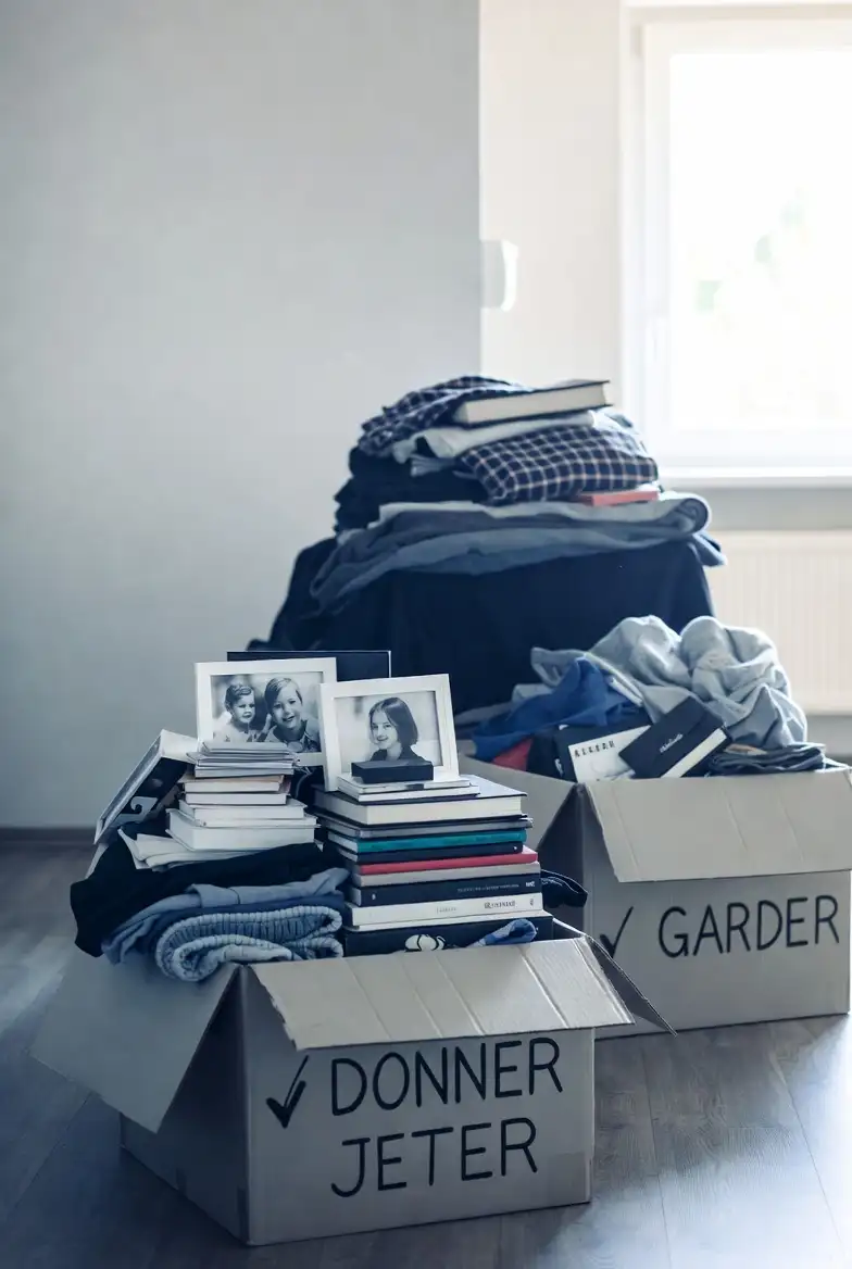 Donner, garder : tri avant déménagement