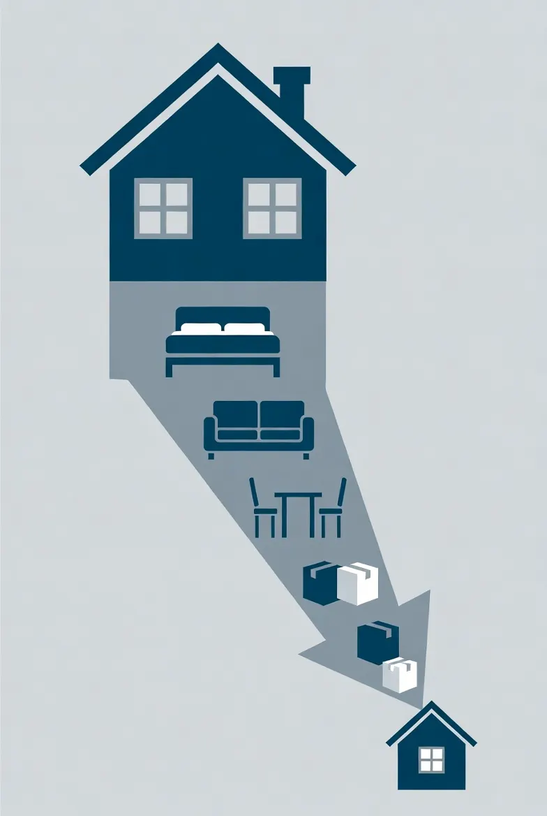 Cheminement, ordre des pièces pour le tri