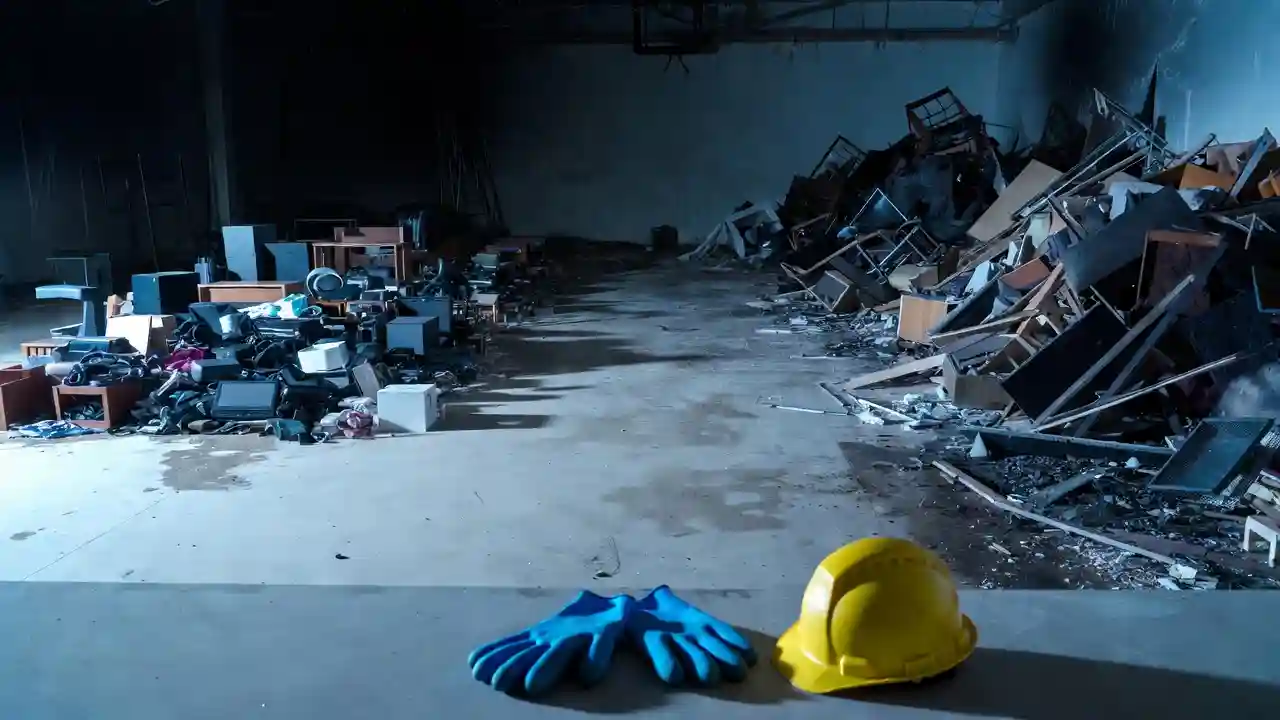 Pièce sinistrée, intervention sécurisée