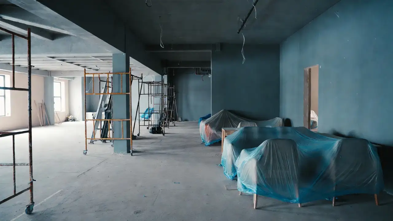 Chantier rénovation, évacuation