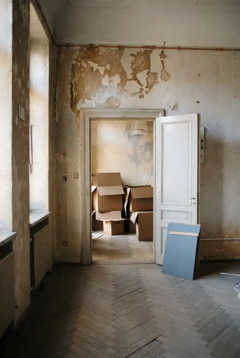 Pièce à vider avant rénovation