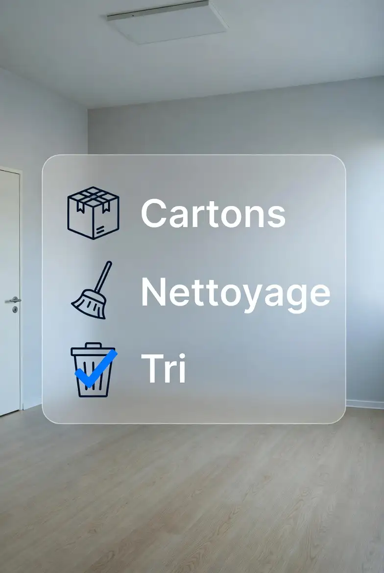 Checklist vider une maison avant vente